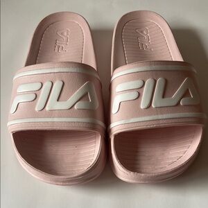 Fila Pink Slide Sandals